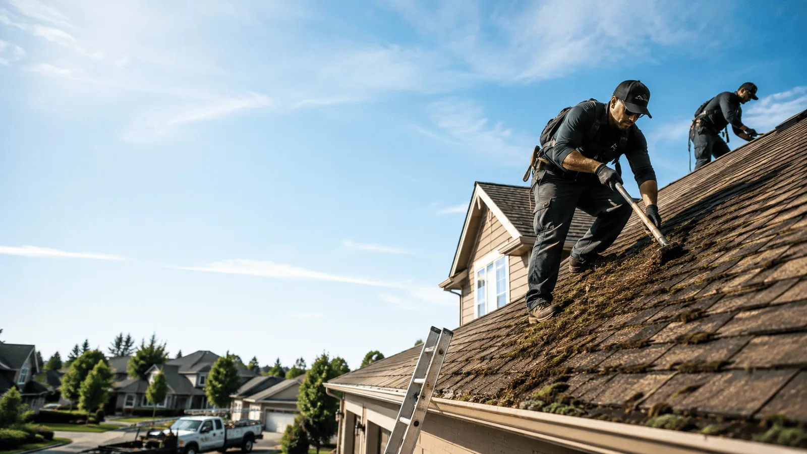 Roof Moss Removal in Greenfield, IN near me